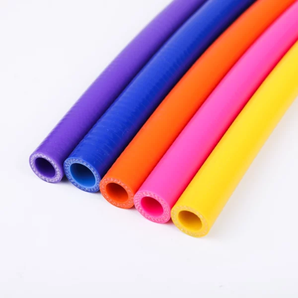 One meter long straight silicone hose