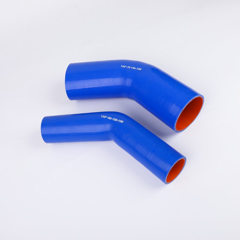 blue silicone hose
