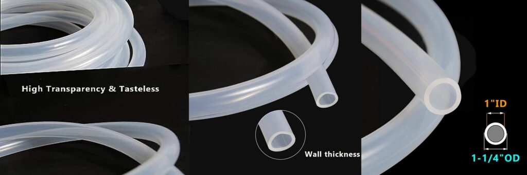 1 inch silicone tubing