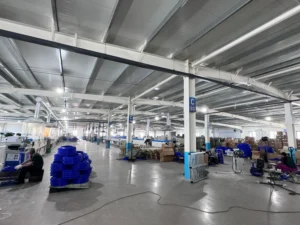 extruded production area